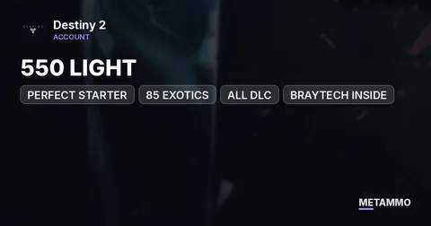 PERFECT STARTER | 550 LIGHT | 85 EXOTICS | ALL DLC | PSN/XBOX LINK AVAILABLE | BRAYTECH INSIDE