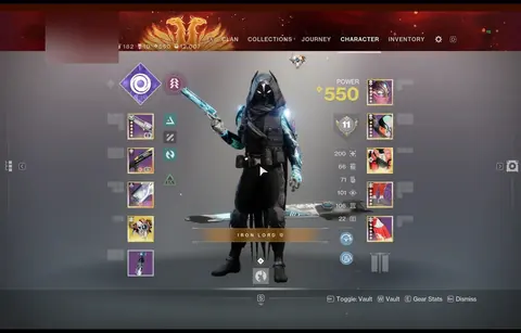380 EXOTICS | 550 LIGHT | TIER 5 | PSN/XBOX LINK AVAILABLE | NAME CHANGE | BT INSIDE - Destiny 2 account screenshot 1