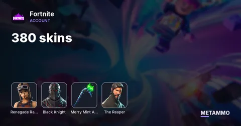 380 skins | OG Renegade Raider | Black Knight | Minty | The Reaper