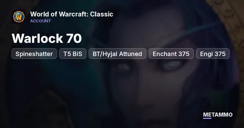 Spineshatter - Warlock 70 ■ T5 BiS ■ BT/Hyjal Attuned ■ Enchant 375 ■ Engi 375 ■ 96 Badges
