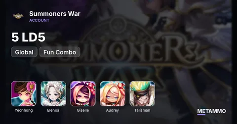 Global | 5 LD5 | Yeonhong | Elenoa | Giselle | Audrey | Talisman Fun Combo