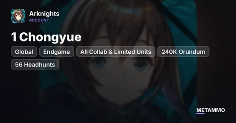 Global Endgame | All Collab & Limited Units (-1 Chongyue) | 240K Orundum + 56 Headhunts | 400 Shards