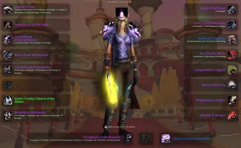 Spineshatter - Blood Elf Paladin 70◈DST◈Twinblade of the Phoenix◈Tier 5 2/5◈ - World of Warcraft: Classic account screenshot 1