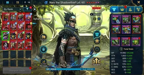 30M Power | Galathir Nais Komidus Toshiro | Endgame Whale Account - Raid: Shadow Legends account screenshot 2
