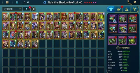 30M Power | Galathir Nais Komidus Toshiro | Endgame Whale Account - Raid: Shadow Legends account screenshot 3