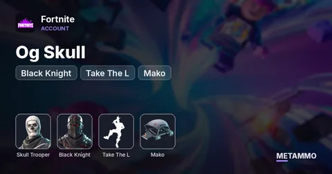 Og Skull + Black Knight + Take The L + Mako