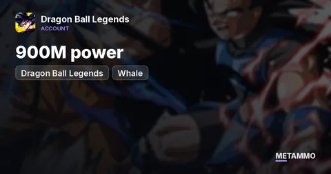 Dragon Ball Legends | 900M power | Whale