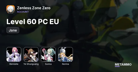 Level 60 PC EU | Remielle, Jane, Ye Shunguang, Sunna C1, Norma C1