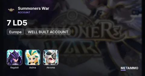EU | 7LD | RAGDOLL | ASIMA | AKROMA | WELL BUILT ACCOUNT