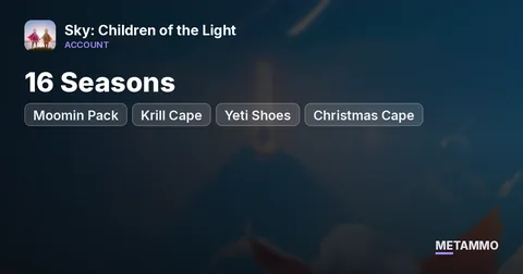 16 Seasons | Moomin Pack | Krill Cape | Yeti Shoes | Christmas Cape