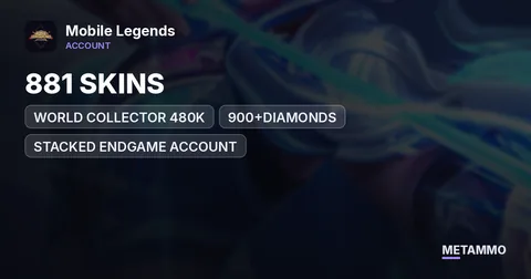 WORLD COLLECTOR 480K | 881 SKINS | 900+DIAMONDS | STACKED ENDGAME ACCOUNT