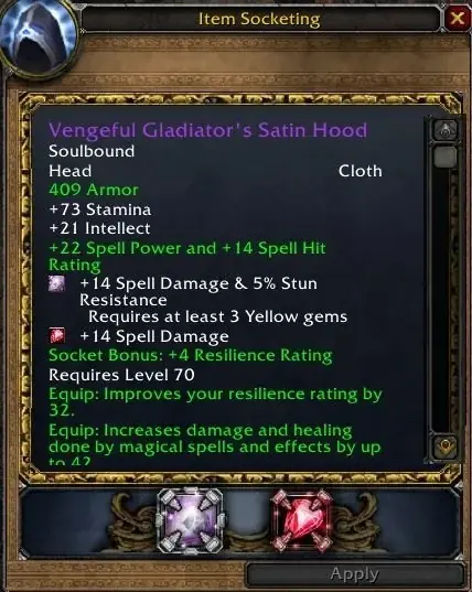 Spineshatter - Night Elf Priest 70 ■ Shadow 2104 GS ■ Full BiS PvP SP/DC - World of Warcraft: Classic account screenshot 4
