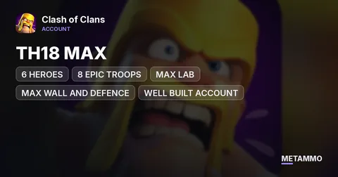 TH18 MAX | 6 HEROES | 8 EPIC TROOPS | MAX LAB | MAX WALL AND DEFENCE | WELL BUILT ACCOUNT