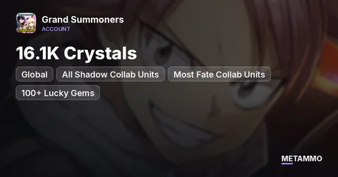 Global | 16.1K Crystals | All Shadow Collab Units | Most Fate Collab Units | 100+ Lucky Gems