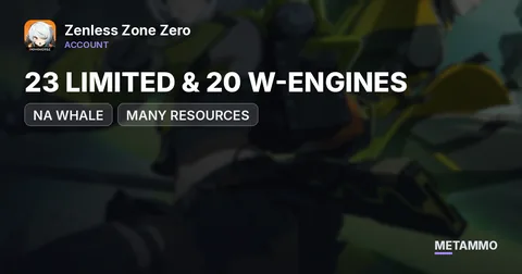 NA WHALE | 23 LIMITED & 20 W-ENGINES | MANY RESOURCES