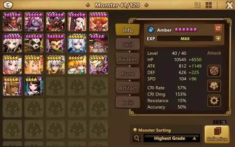 EU | 2LD 5* | LUCIFER | ASIMA | STARTER ACCOUNT - Summoners War account screenshot 4