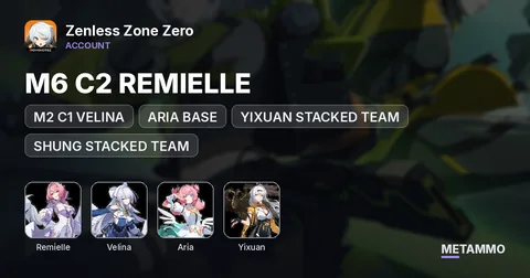 M6 C2 REMIELLE | M2 C1 VELINA | ARIA BASE | YIXUAN STACKED TEAM | SHUNG STACKED TEAM