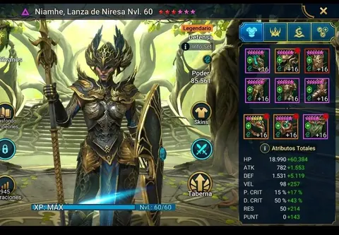 19M PP | 478 MAX SPD | 6-STAR SIEGFRUND | 100% F2P | NO LINKS | LIVE ARENA 30K | 170K GOLD CREST | PLATINUM AVATAR - Raid: Shadow Legends account screenshot 3