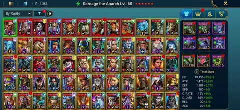 31M POWER | 9 MYTHICALS | 27 VOID LEGENDARIES | 441 SPD - Raid: Shadow Legends account screenshot 1