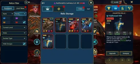 31M POWER | 9 MYTHICALS | 27 VOID LEGENDARIES | 441 SPD - Raid: Shadow Legends account screenshot 3