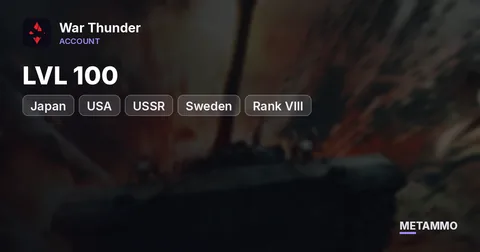LVL 100 | USA + USSR + Sweden + Japan Rank VIII | MiG-23ML + Meteor