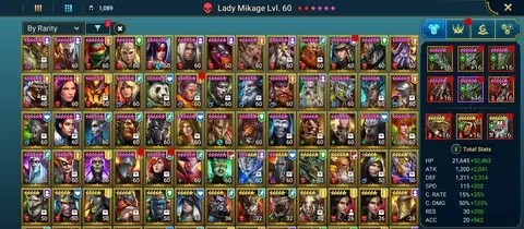 16M POWER | LVL 100 | 140 LEGENDARIES | 7M SILVER | 340 EPICS | WELL BUILT ENDGAME READY ACCOUNT - Raid: Shadow Legends account screenshot 4