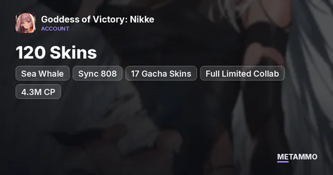 Sea Whale | Sync 808 | 120 Skins | 17 Gacha Skins | Full Limited Collab | 4.3M CP