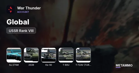 Global | USSR Rank VIII | Su-27SM, 2S38, Ka-50, T-80UD, T-72 TURMS