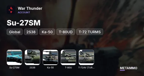 Global | USSR Rank VIII | Su-27SM, 2S38, Ka-50, T-80UD, T-72 TURMS