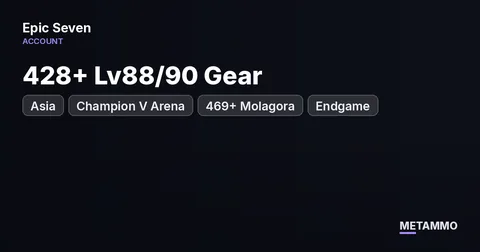 Asia | Champion V Arena | 428+ Lv88/90 Gear | 469+ Molagora | Endgame
