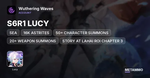 SEA S6R1 LUCY | 16K ASTRITES | 50+ CHARACTER SUMMONS | 20+ WEAPON SUMMONS | STORY AT LAHAI ROI CHAPTER 3 | DUMMY EMAIL BOUND