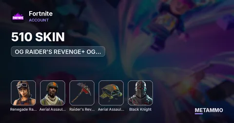 510 SKIN + OG RENEGADE RAIDER + OG AERIAL ASSAULT TROOPER + OG RAIDER'S REVENGE+ OG AERIAL ASSAULT ONE + BLACK KNIGHT