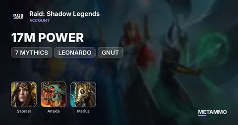 17M POWER | 7 MYTHICS | SABRAEL, ANAXIA, LEONARDO, MARIUS, GNUT