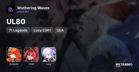 UL80 | 71 Legends | Augusta S6R1 + Yinlin S6R1 | Lucy S3R1 | SEA