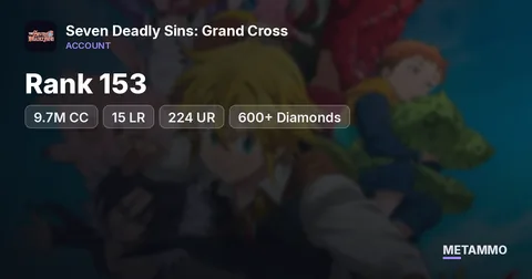 Rank 153 | 9.7M CC | 15 LR | 224 UR | 600+ Diamonds