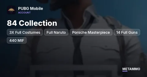 84 Collection | 3X Full Costumes | Full Naruto | Porsche Masterpiece | 14 Full Guns | 440 MIF | Suits | Items