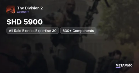 SHD 5900+ | All Raid Exotics Expertise 30 | 630+ Components