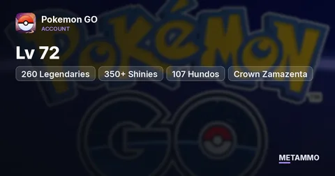 Lv 72 | 260 Legendaries | 350+ Shinies | 107 Hundos | Crown Zamazenta