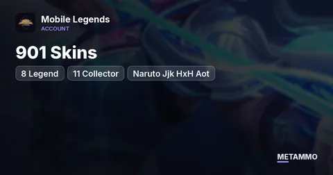 901 Skins | 8 Legend | 11 Collector | Naruto Jjk HxH Aot