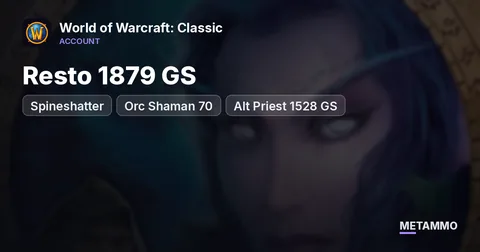 Spineshatter - Orc Shaman 70 ■ Resto 1879 GS ■ Alt Priest 1528 GS