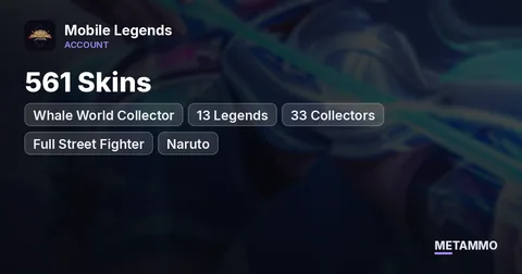 Whale World Collector | 561 Skins | 13 Legends | 33 Collectors | Full Street Fighter + Naruto + Seasons + KOF