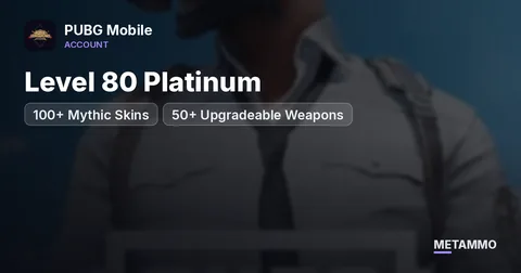 Level 80 Platinum | 100+ Mythic Skins | 50+ Upgradeable Weapons