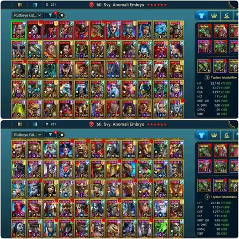 8 Mythics | 32B Chimera + 28B Hydra Damage | 4 Turtle Clears | 27M Player Power - Raid: Shadow Legends account screenshot 1