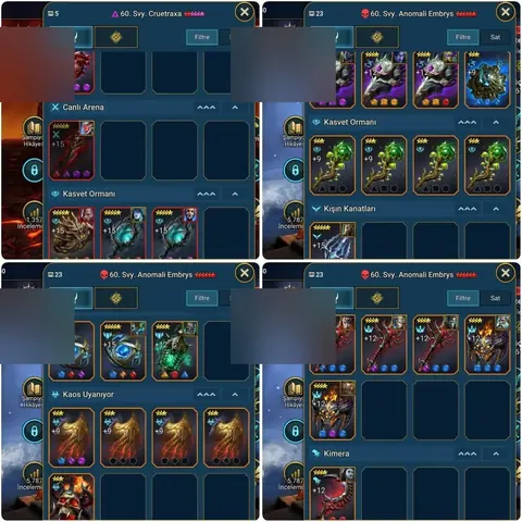 8 Mythics | 32B Chimera + 28B Hydra Damage | 4 Turtle Clears | 27M Player Power - Raid: Shadow Legends account screenshot 4