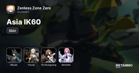 Asia IK60 | Miyabi M6W3 + Skin | Yixuan M3W5 + Skin | Ye Shunguang M5W1 | Remielle M3W1