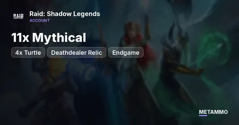 11x Mythical | 4x Turtle | Deathdealer Relic | Endgame