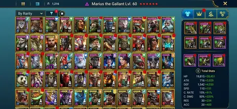 11x Mythical | 4x Turtle | Deathdealer Relic | Endgame - Raid: Shadow Legends account screenshot 3