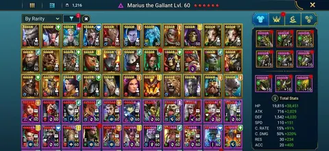 11x Mythical | 4x Turtle | Deathdealer Relic | Endgame - Raid: Shadow Legends account screenshot 4