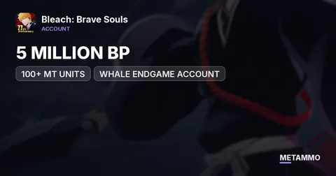 5 MILLION BP | 100+ MT UNITS | WHALE ENDGAME ACCOUNT