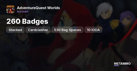 Stacked |260 Badges | Cardclasher | 530 Bag Spaces | 10 IODA